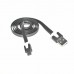 Плоский кабель USB - micro USB для зарядки телефонов