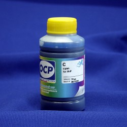 Чернила OCP C143 для HP с картриджами HP 178, 920, 901, 121, 670; синие (cyan), 70 гр.