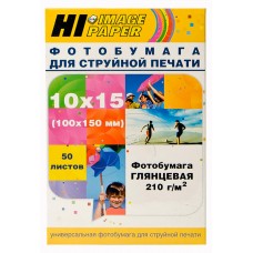 Универсальная глянцевая фотобумага HI-Image, 10х15, 210, 50 листов