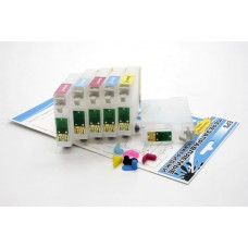 Комплект многоразовых картриджей Bursten Nano 1 для принтеров Epson Stylus Photo P50 и его аналогов